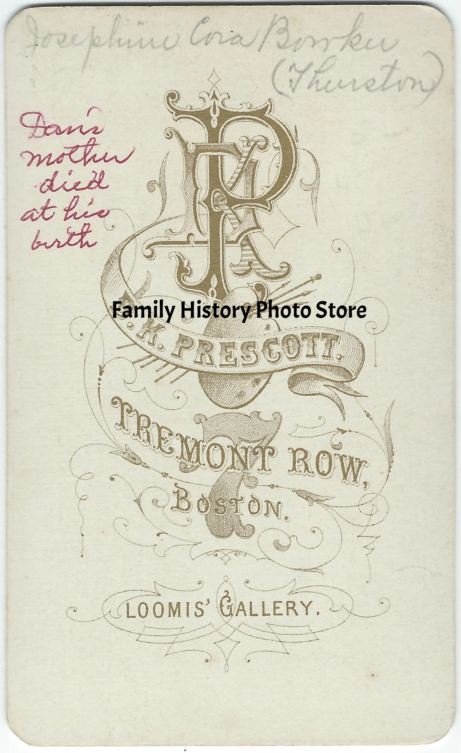 Josephine Cora (Bowker) Thurston