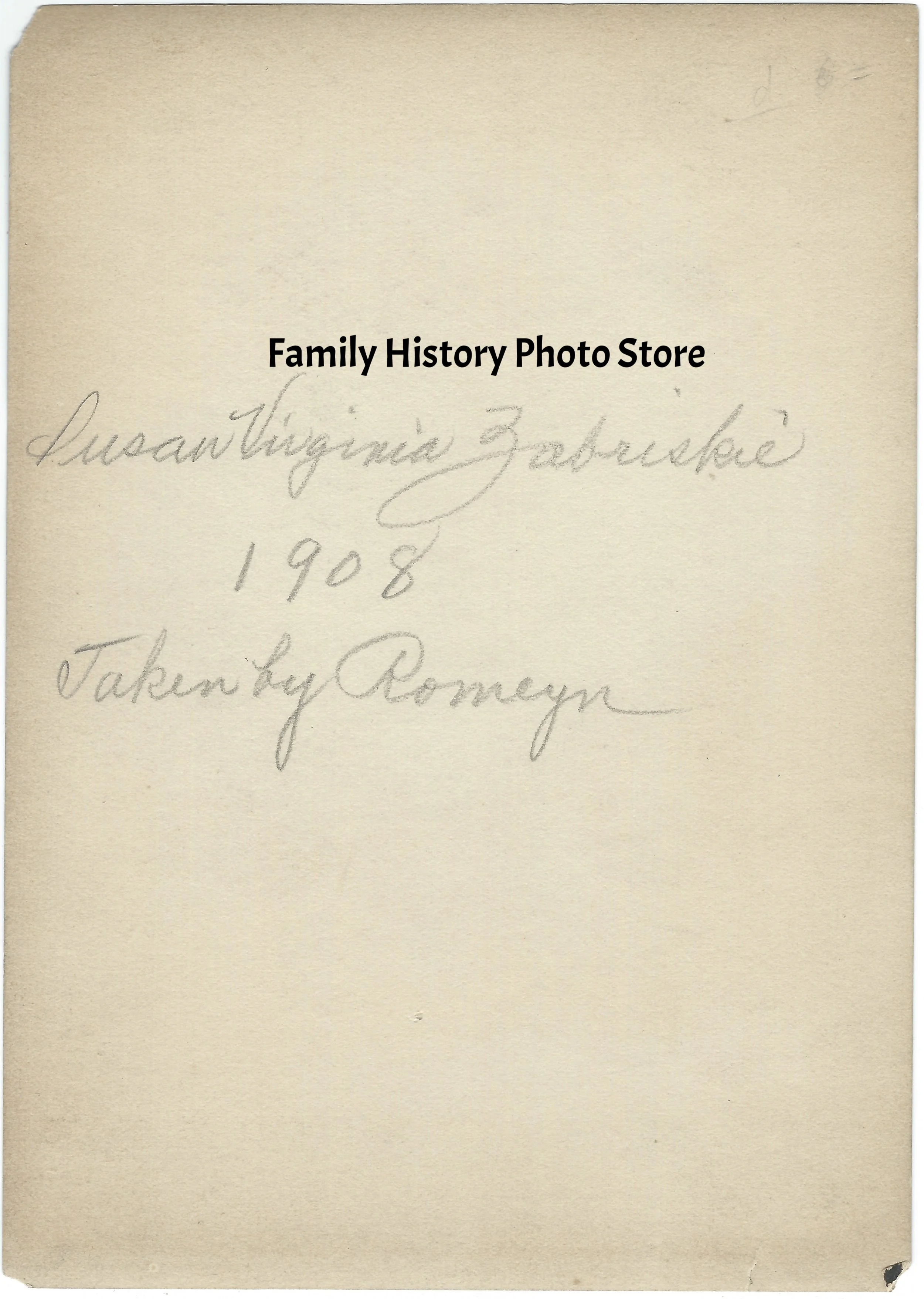 Susan Virginia (Salle) Zabriskie