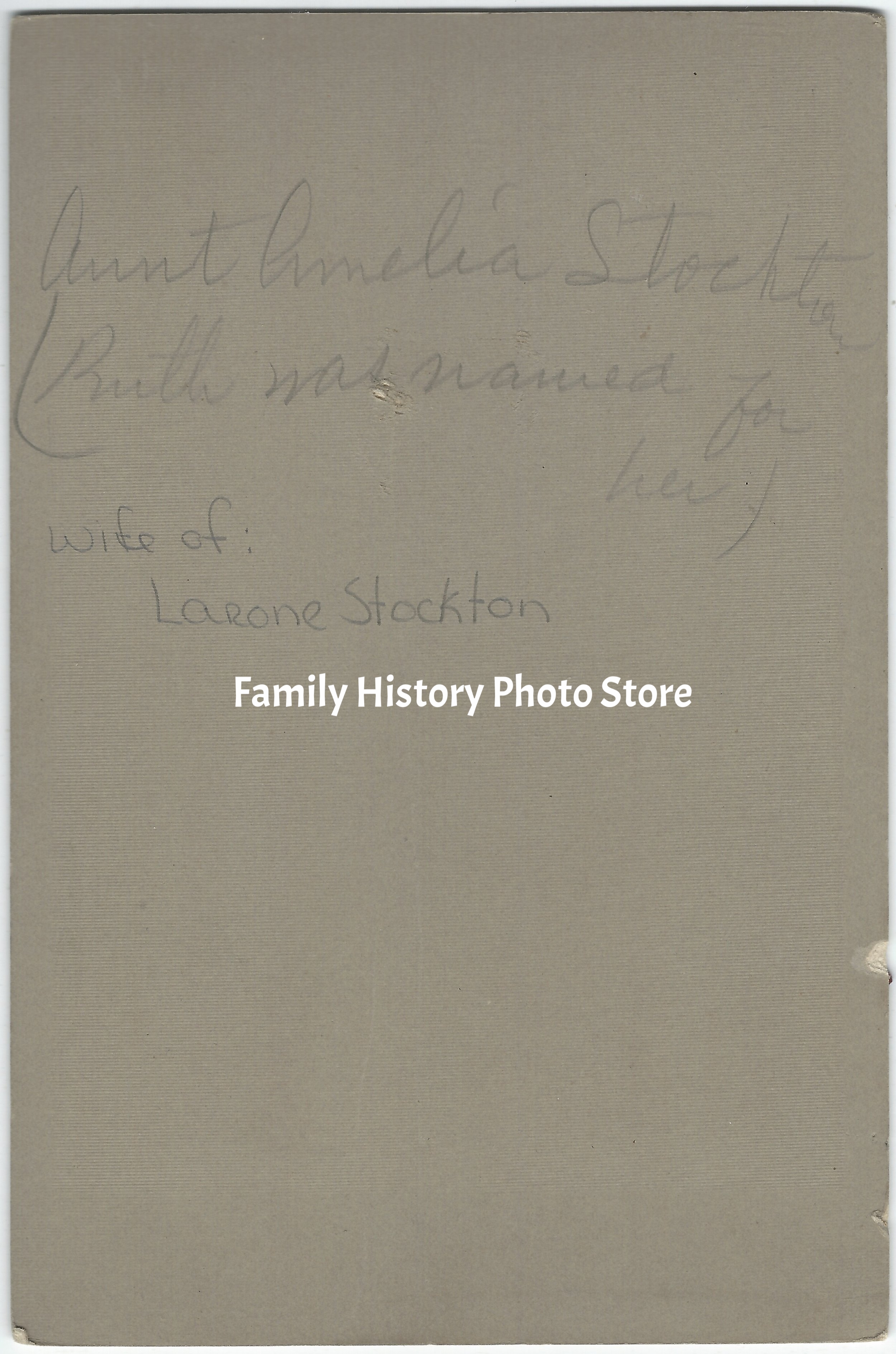 Amelia (Benedict) Stockton