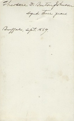 Theodore Darwin Barton Johnson, Dr