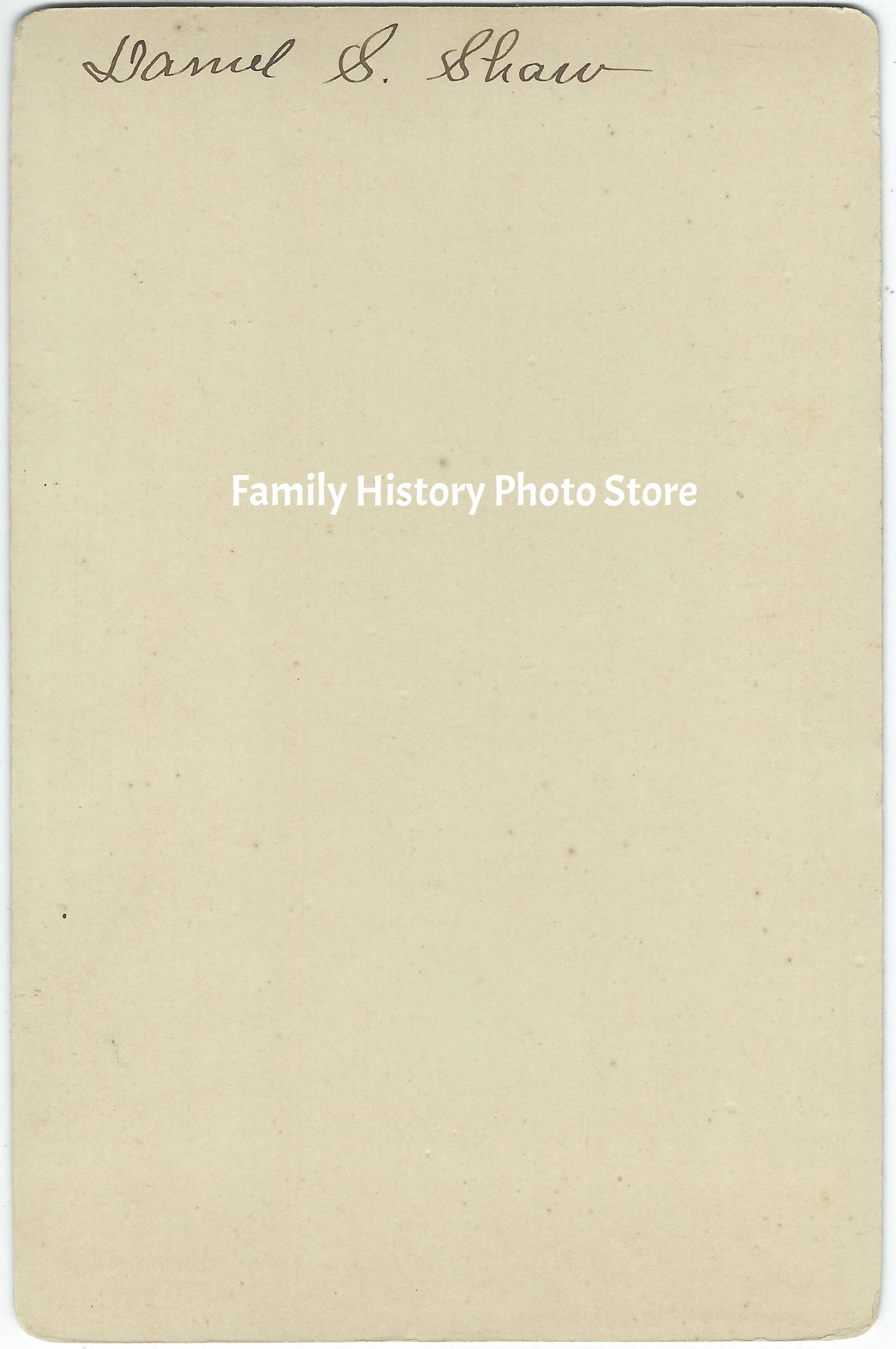 Daniel Sylvester Shaw