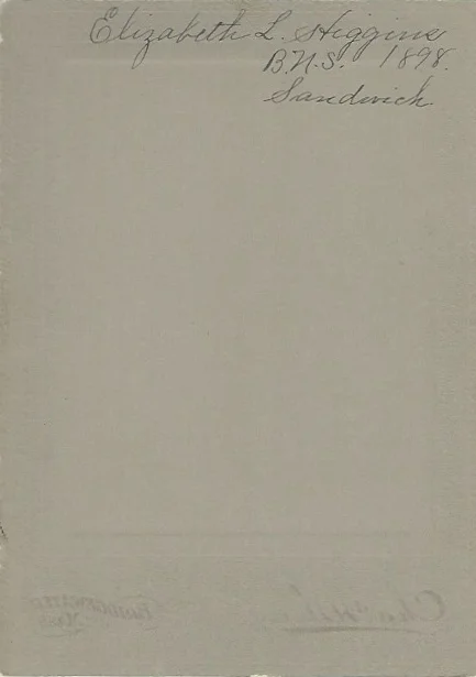 Elizabeth Lothrop (Higgins) Burbank