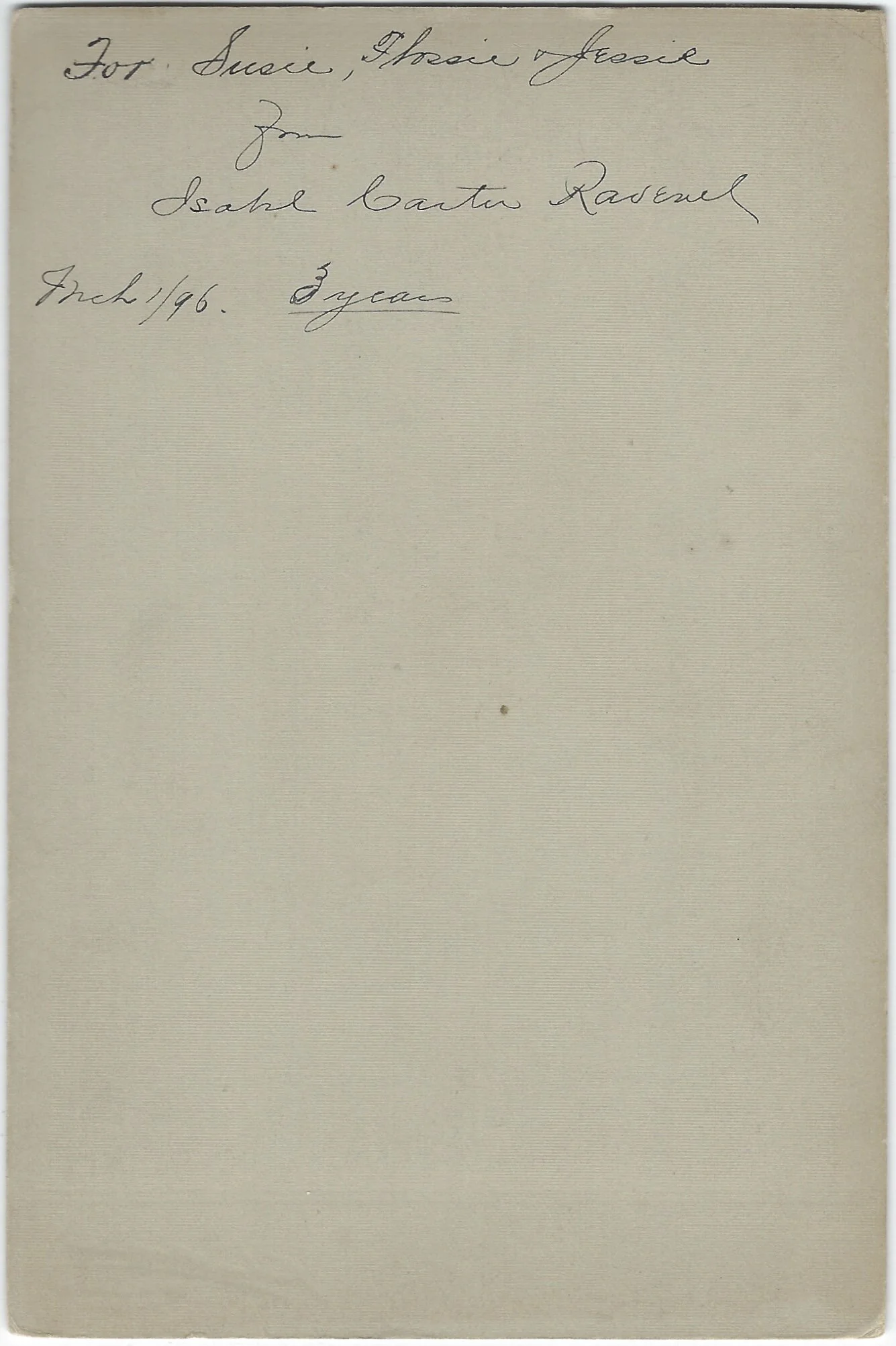 Isabelle Carter Ravenel