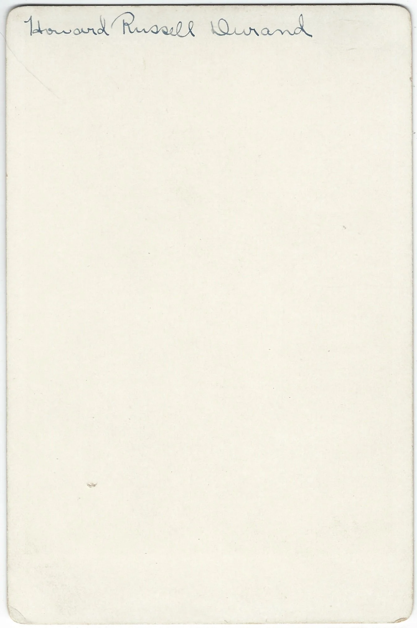 Howard Russell Durand