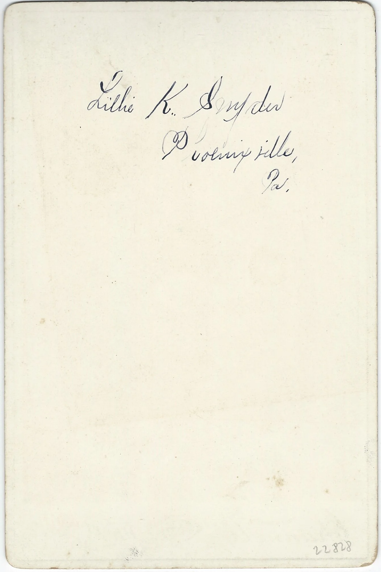 Lillie Kennedy (Snyder) Albaugh