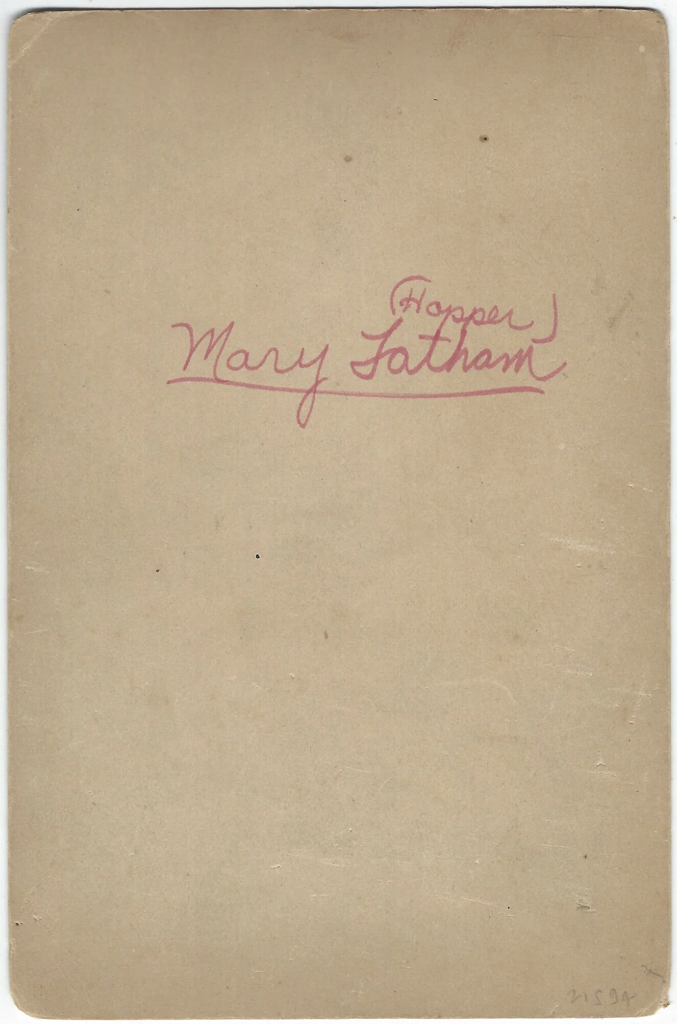 Mary Francis (Hopper) Latham