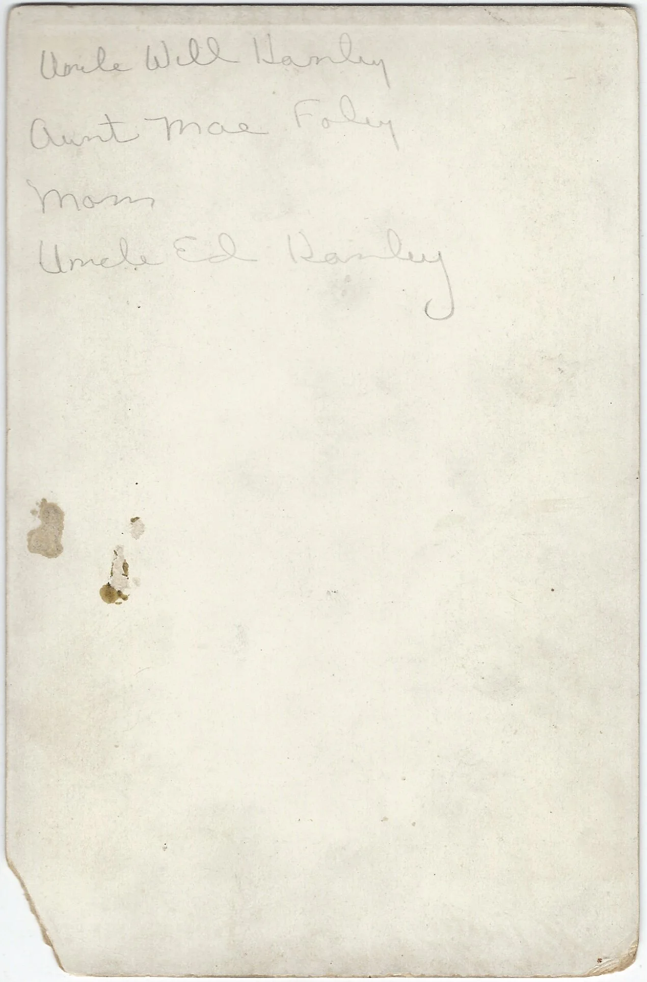 Mary 'Mae' (Hanley) Foley