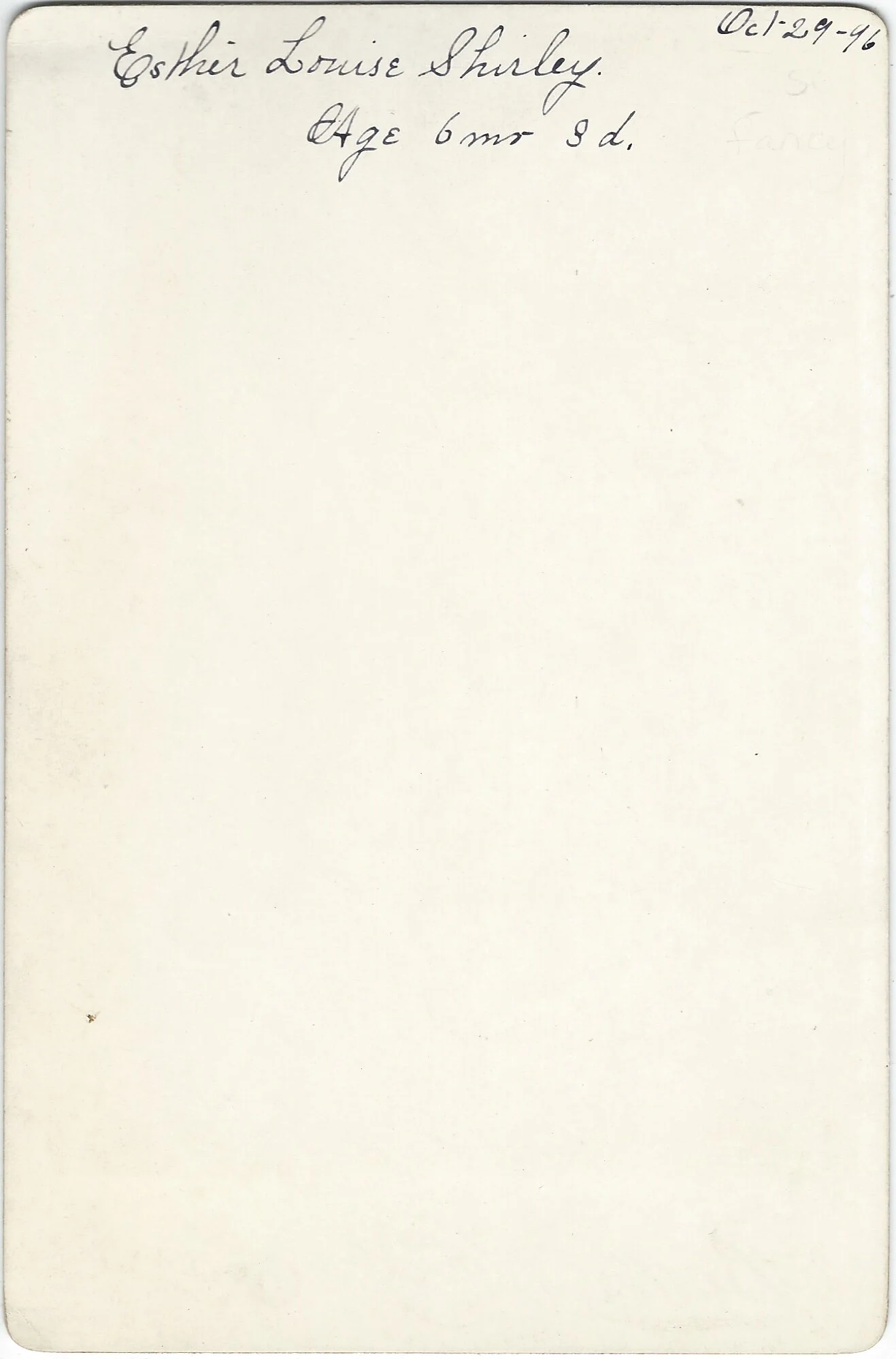 Esther Louise (Shirley) Wright