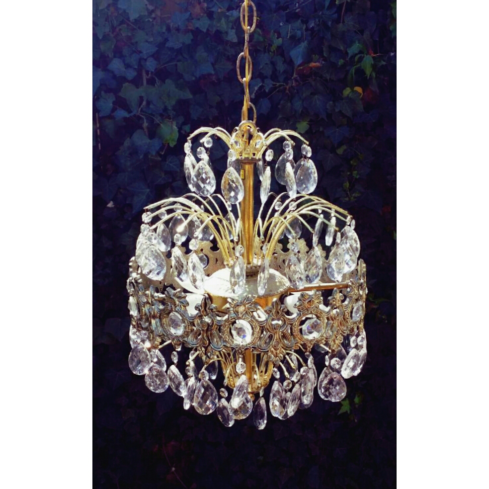 Medium Crystal Chandelier