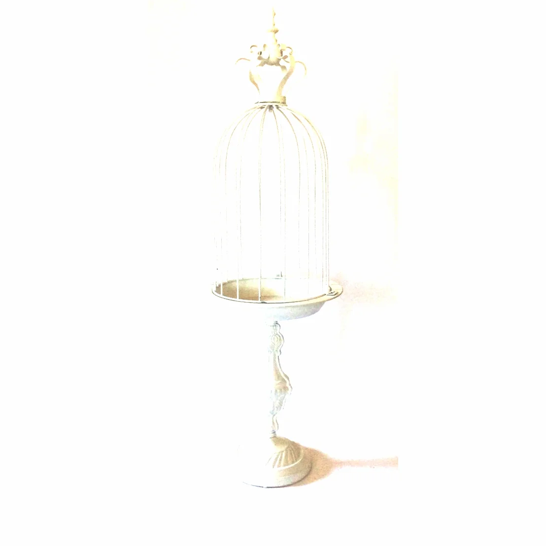 MEDIUM WHITE BIRD CAGE