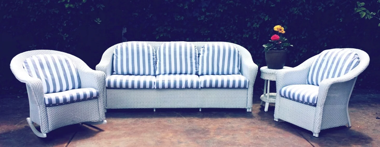 "VIVIAN" SET (GRAY STRIPE)