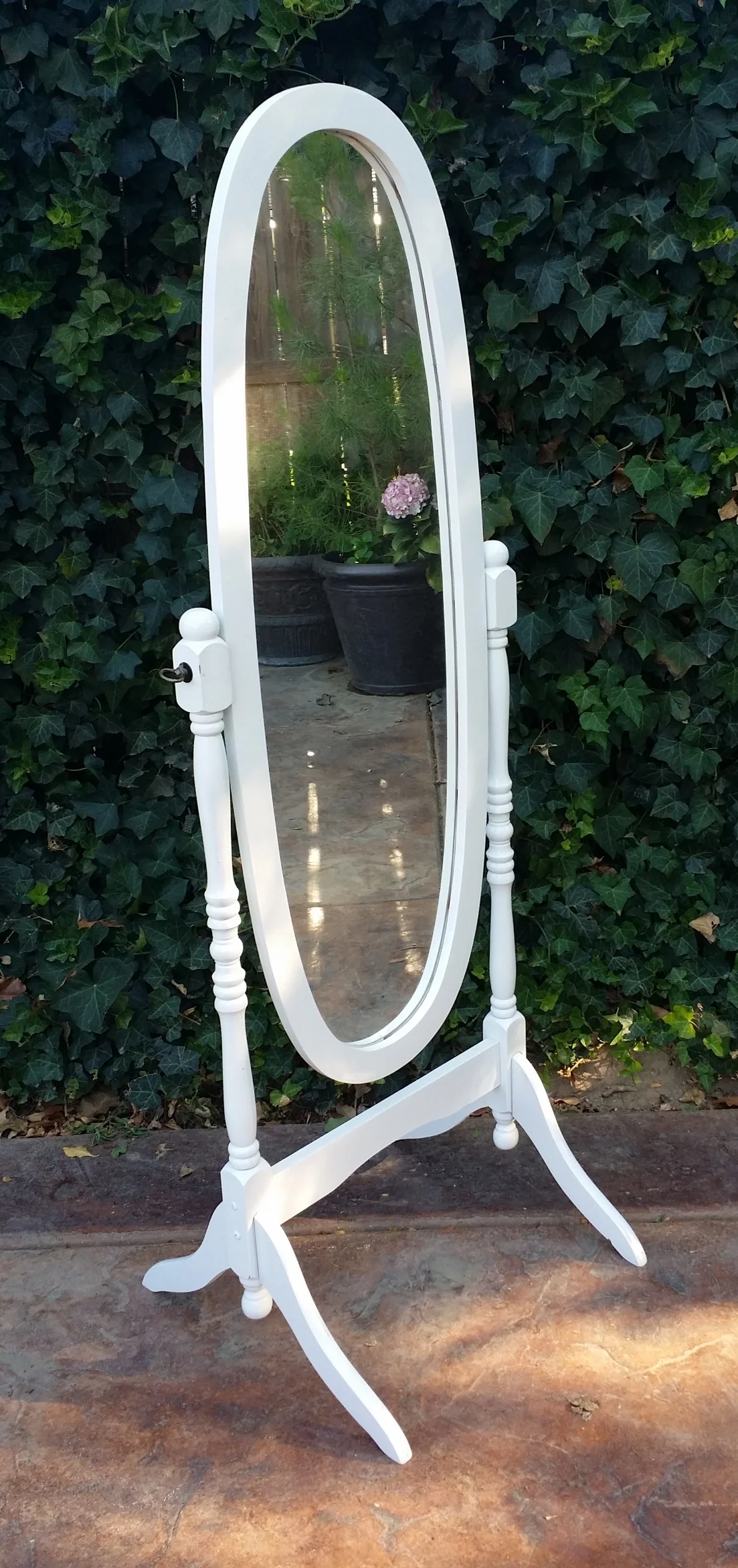 VICTORIAN OVAL STANDING MIRROR
