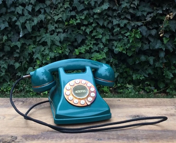 TEAL RETRO TELEPHONE