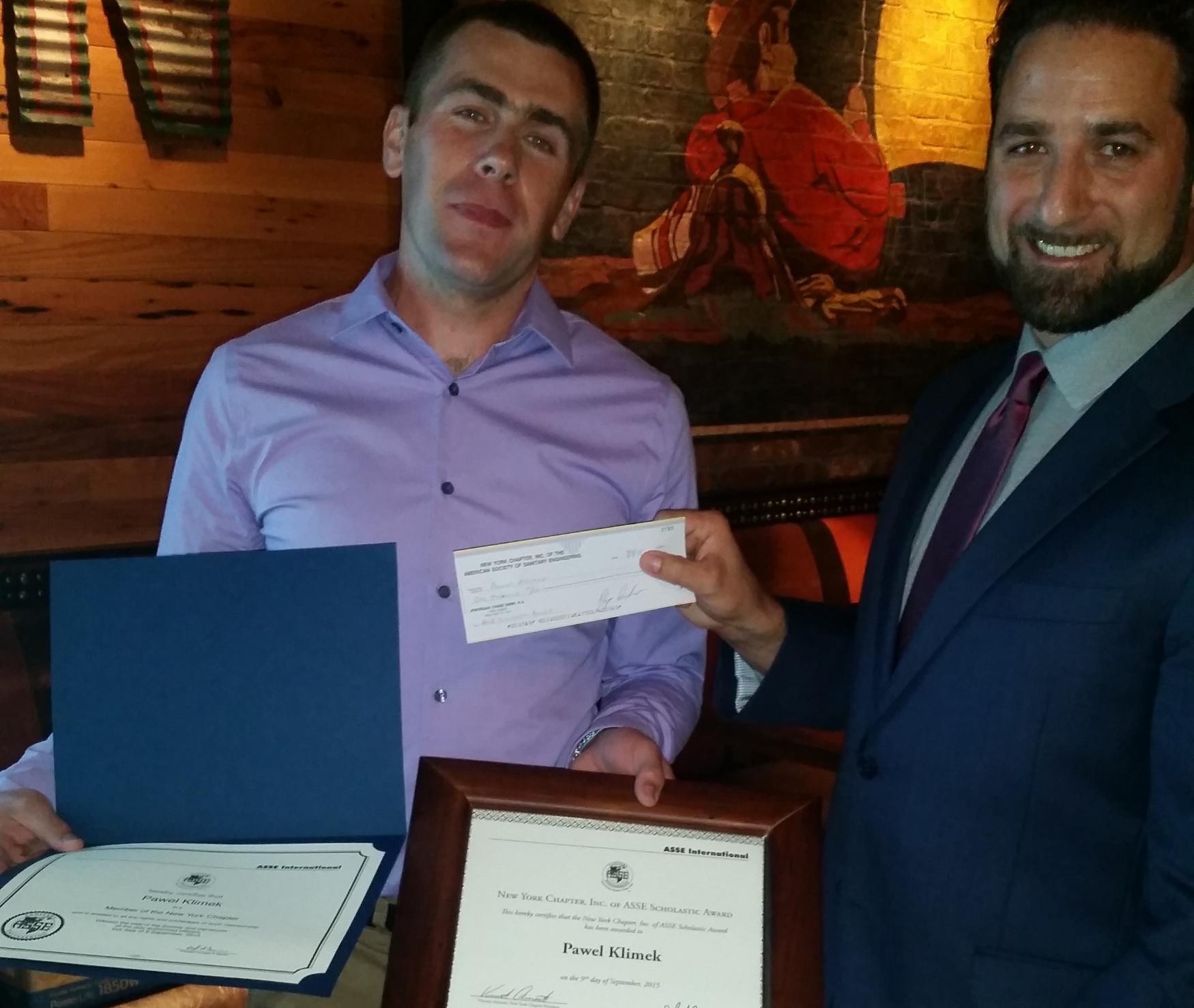 2015 Scholastic Award Presentation