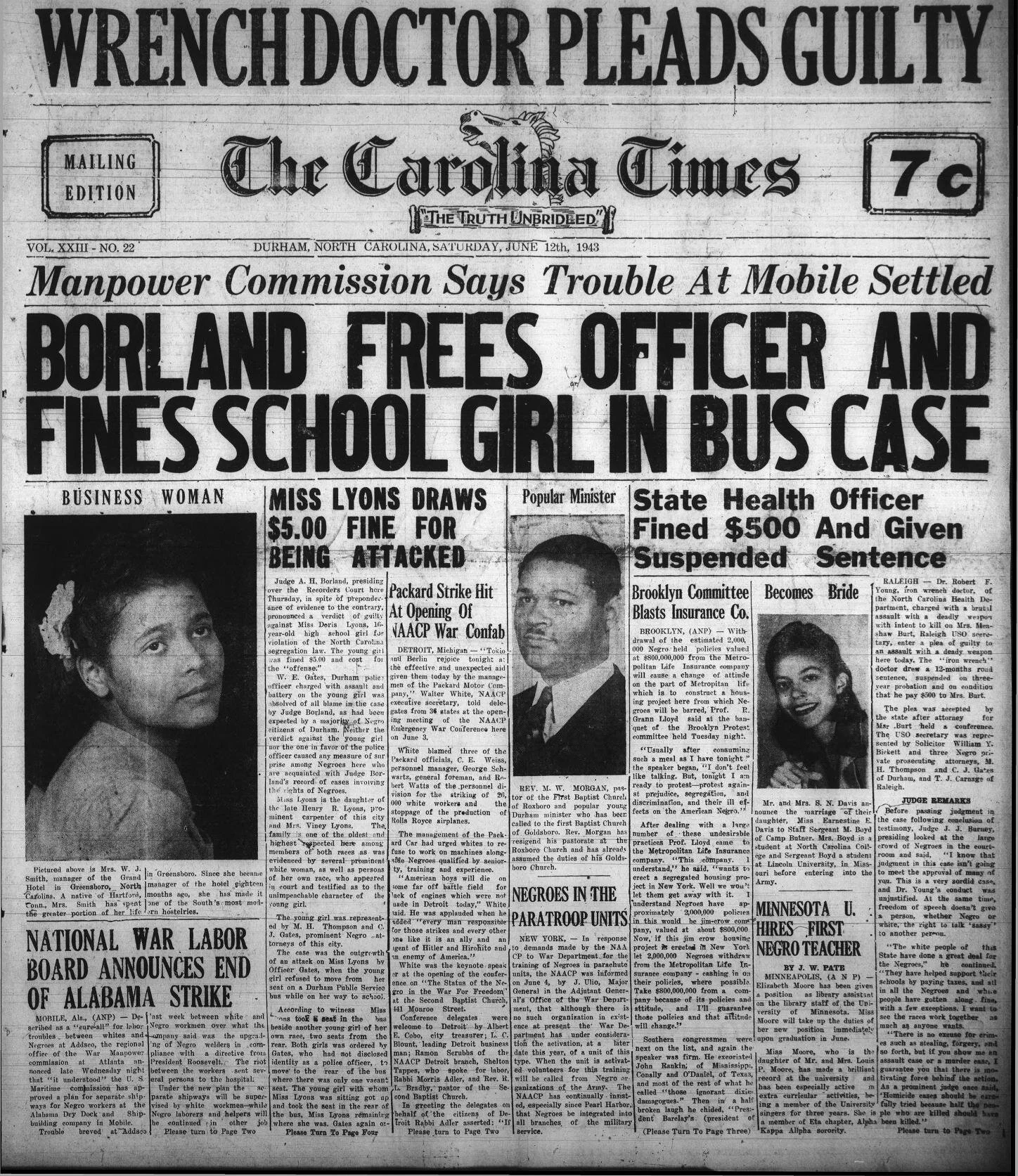 #BlackWomenInBullCity | Doris Lyon 