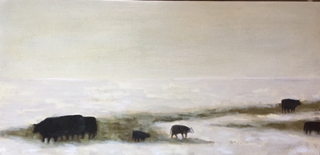 "Cows in Winter"