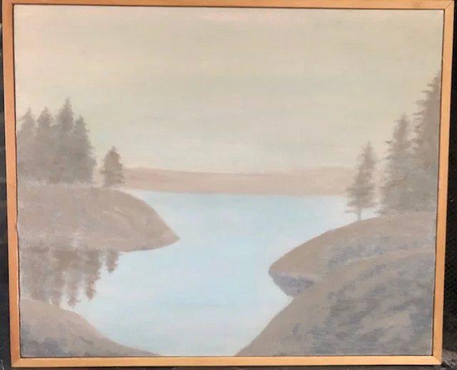 "Lake at Evening"