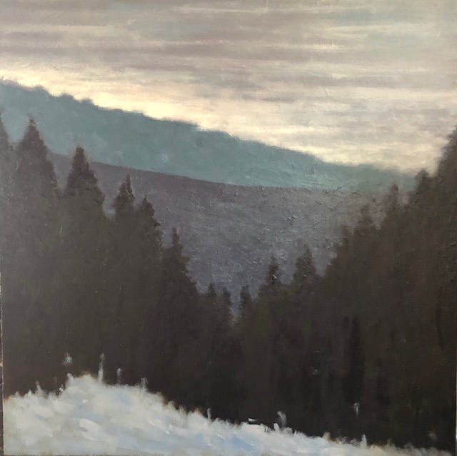 "Winter Evening In The Cascades"