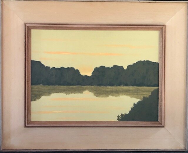 "Pond on a Summer Evening"