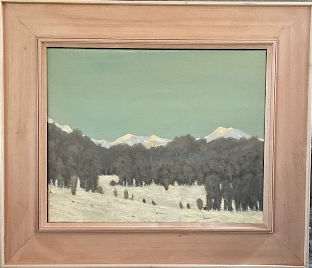 "Early Snow in The Sawtooths"