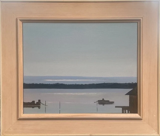 "Oyster Barges, Sunset"