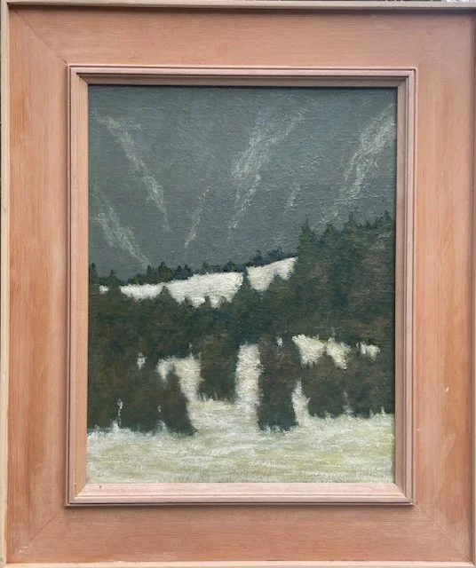  “Winter Comes to the Bridgers”  Oil on Canvas on Panel  2026 