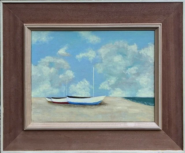 "Sailboats on The Beach"