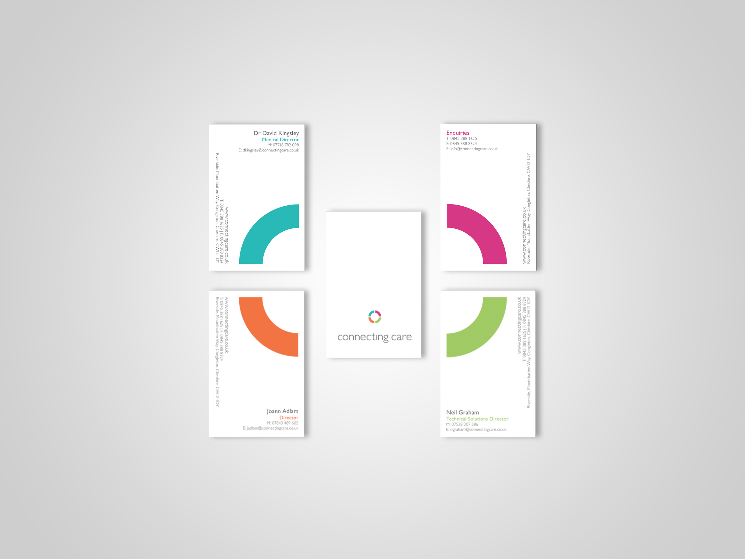 Connecting business cards