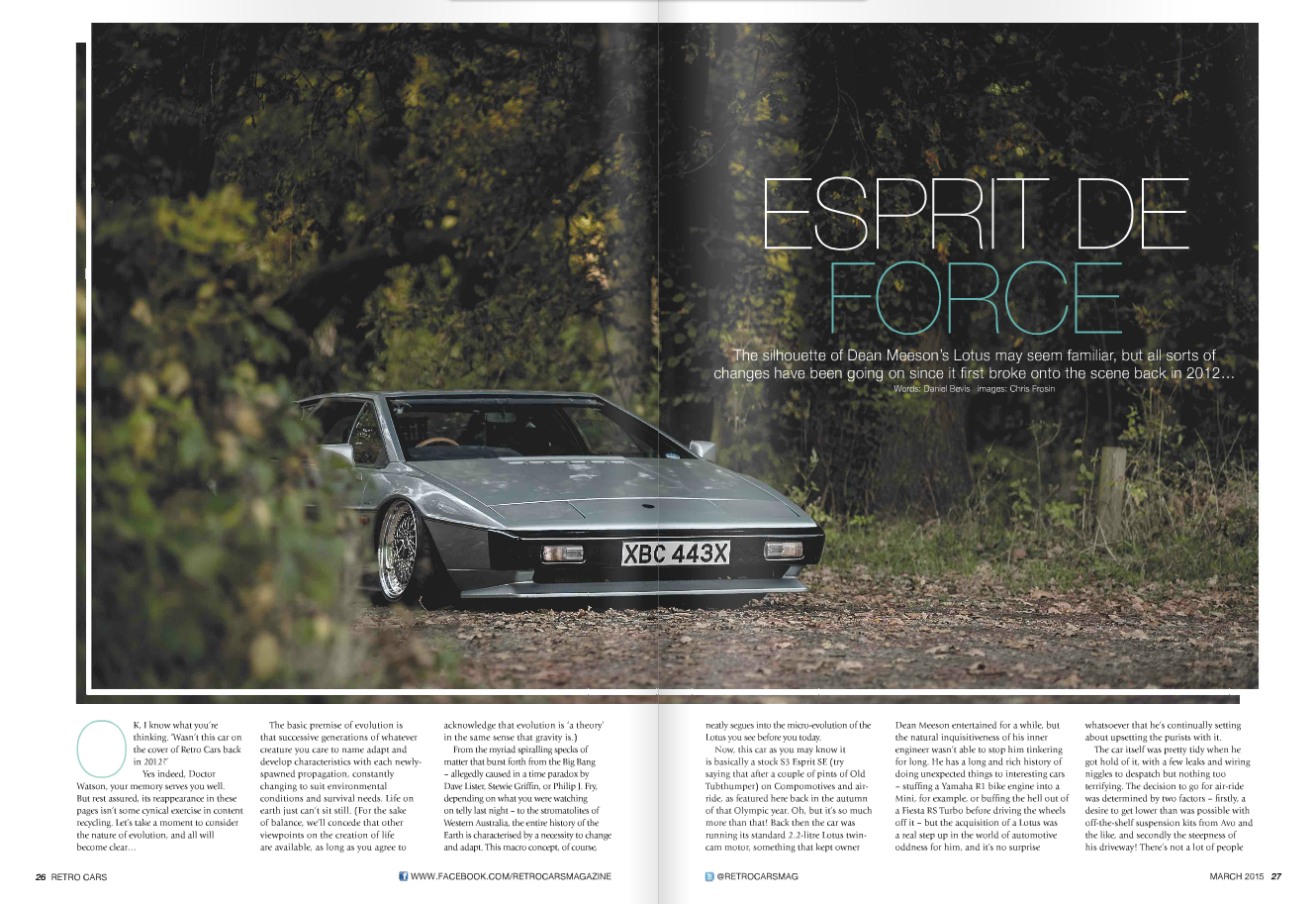 Lotus Esprit – Retro Cars March 2015