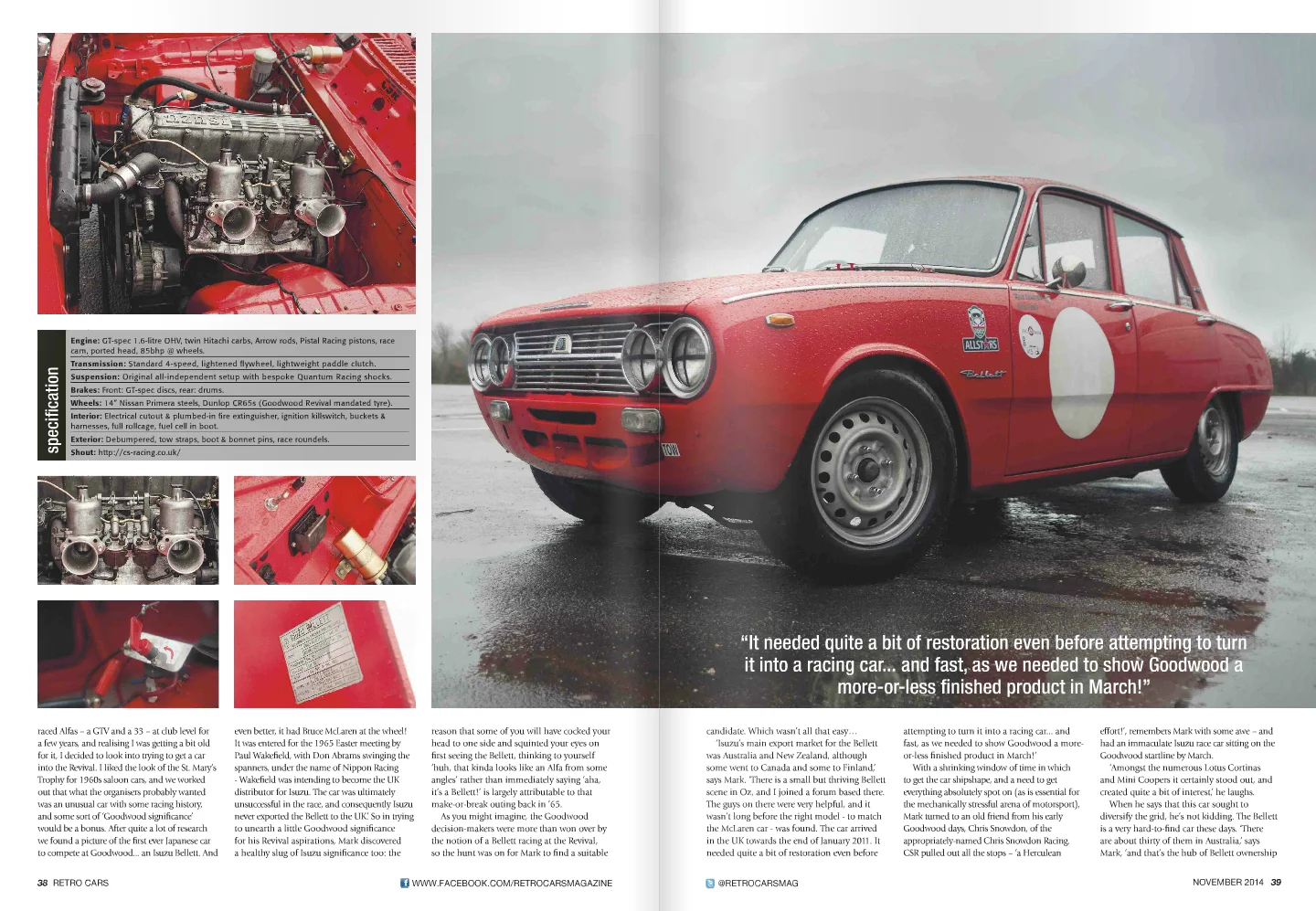 Isuzu Bellett – Retro Cars November 2014