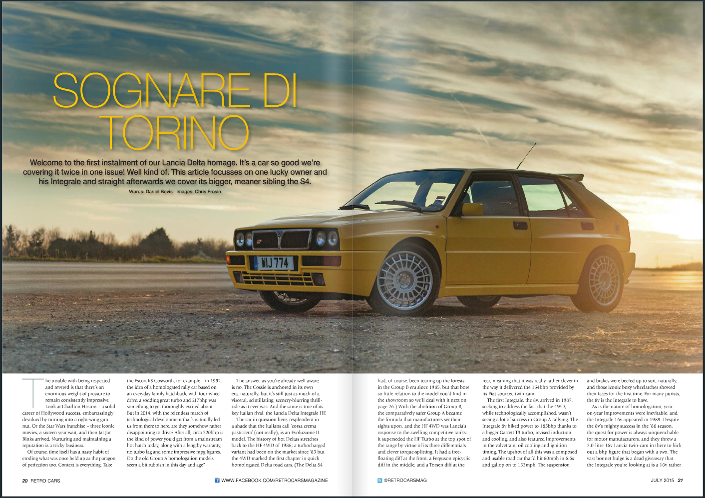 Lancia Delta EVOII in @RetroCarsMag this month. One of my favourites photoshoots!