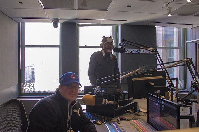 I Had Fun At @wgnradio Today, I Was On @dane_neal Show! Listen Out For Our Segment Sometime, I Talked About My Island And My Random Music Projects.