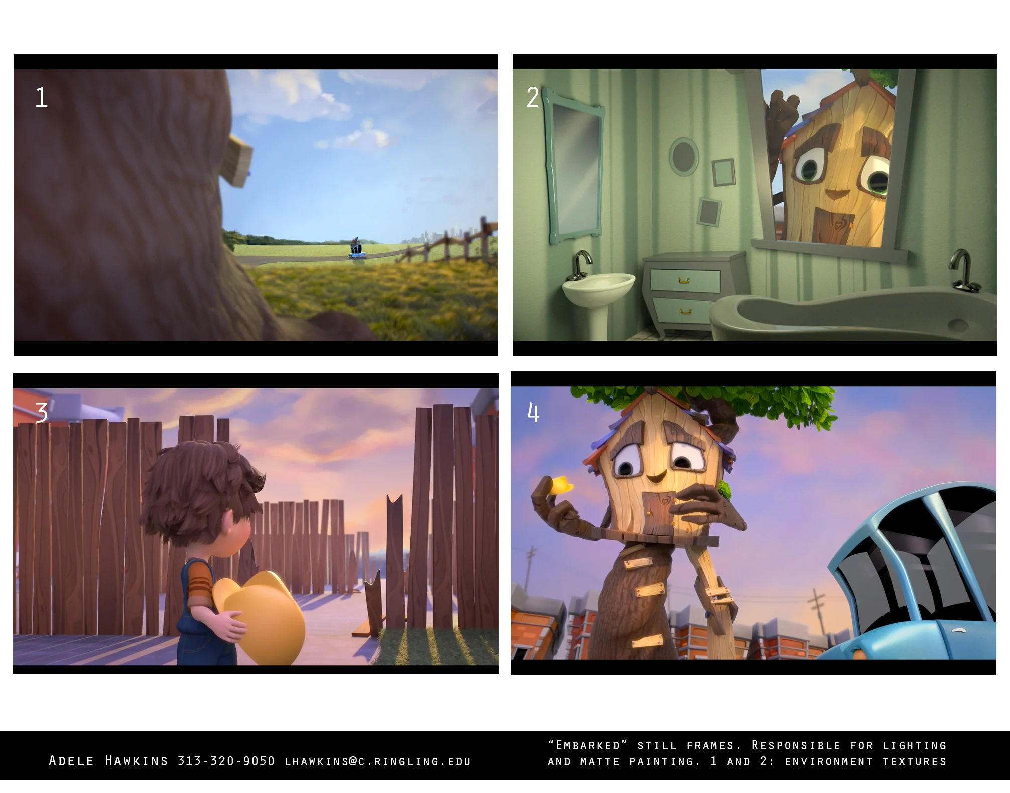 "Embarked" Lighting and Mattepainting