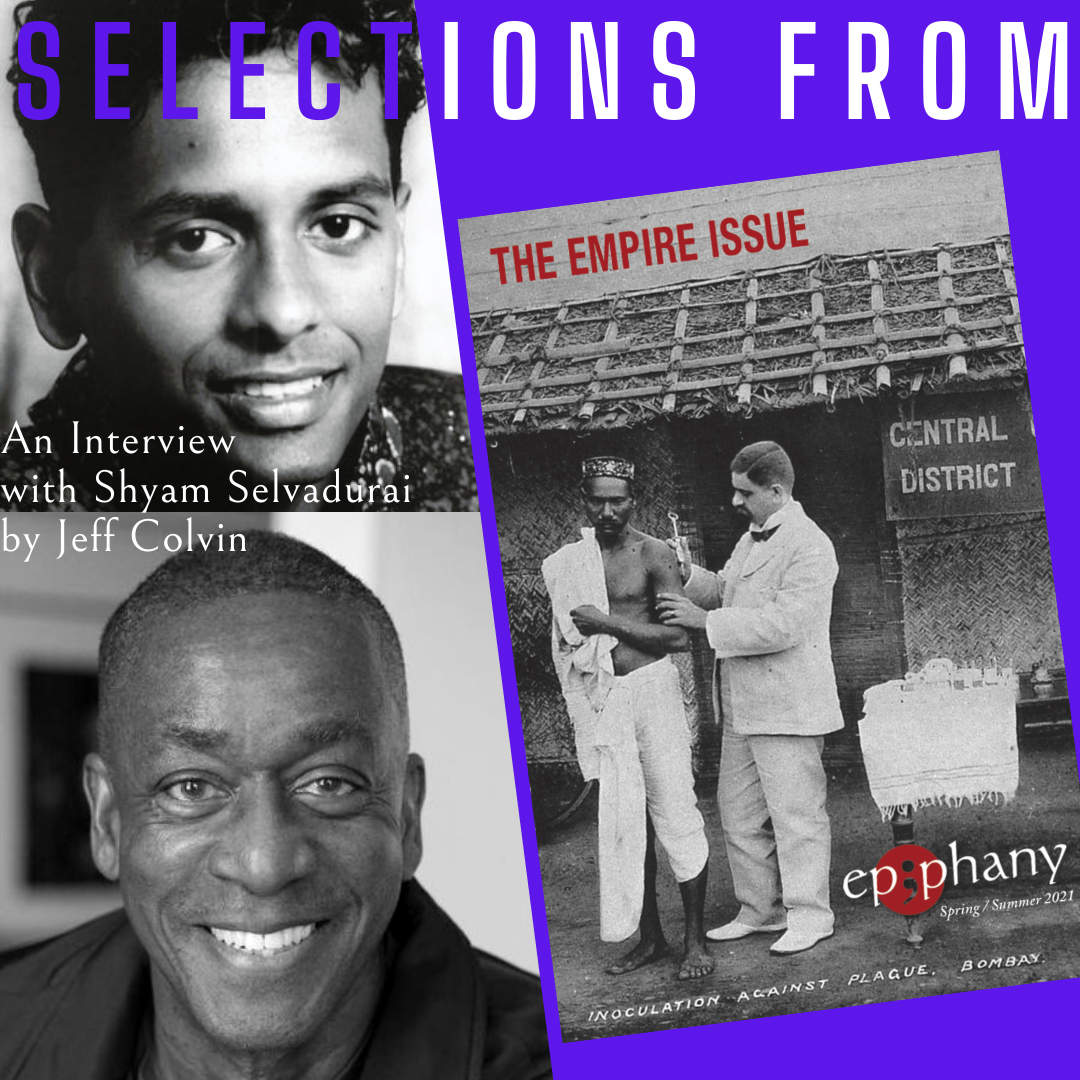 An Interview with Shyam Selvadurai by Jeff Colvin