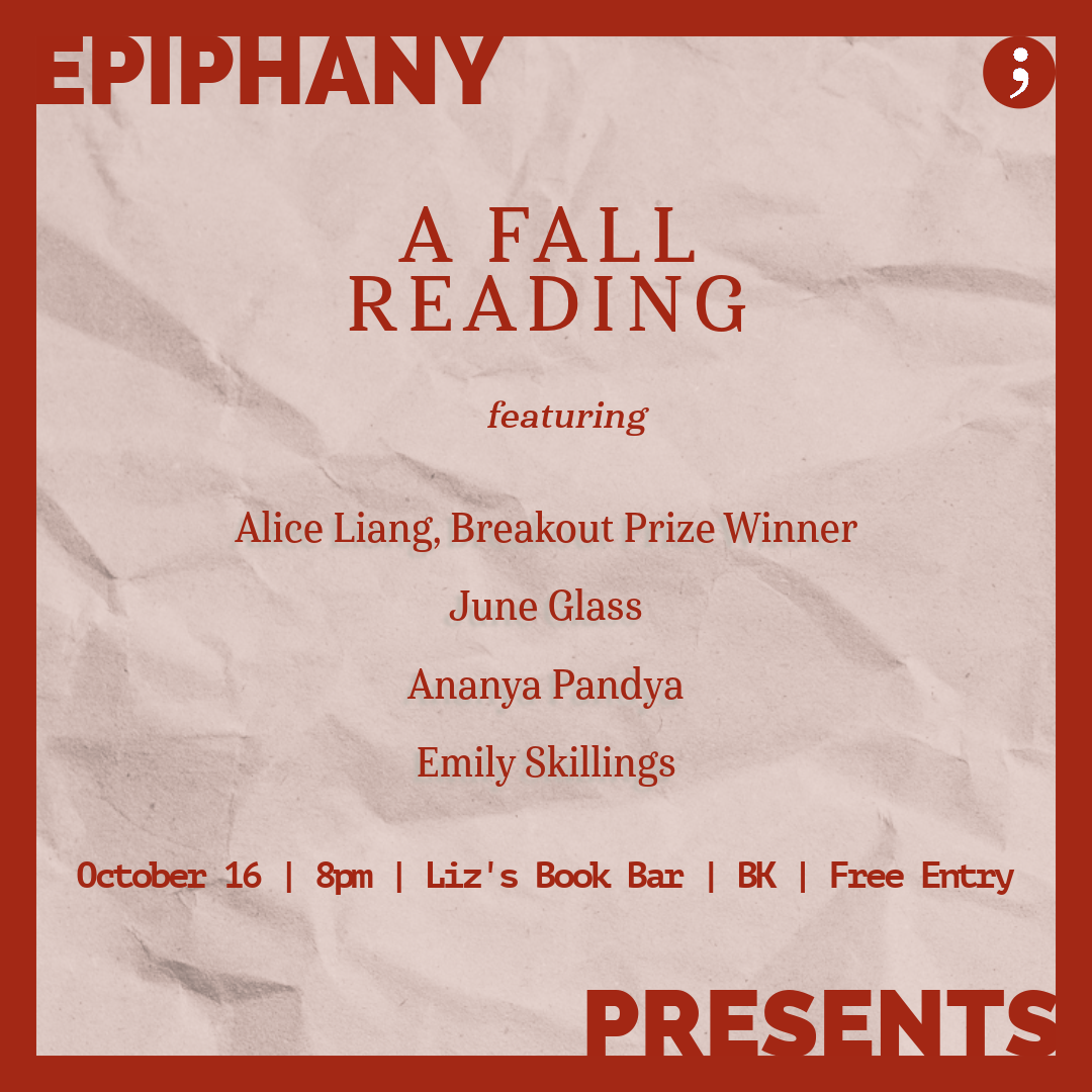 EVENT: A Fall Reading at Liz's Book Bar