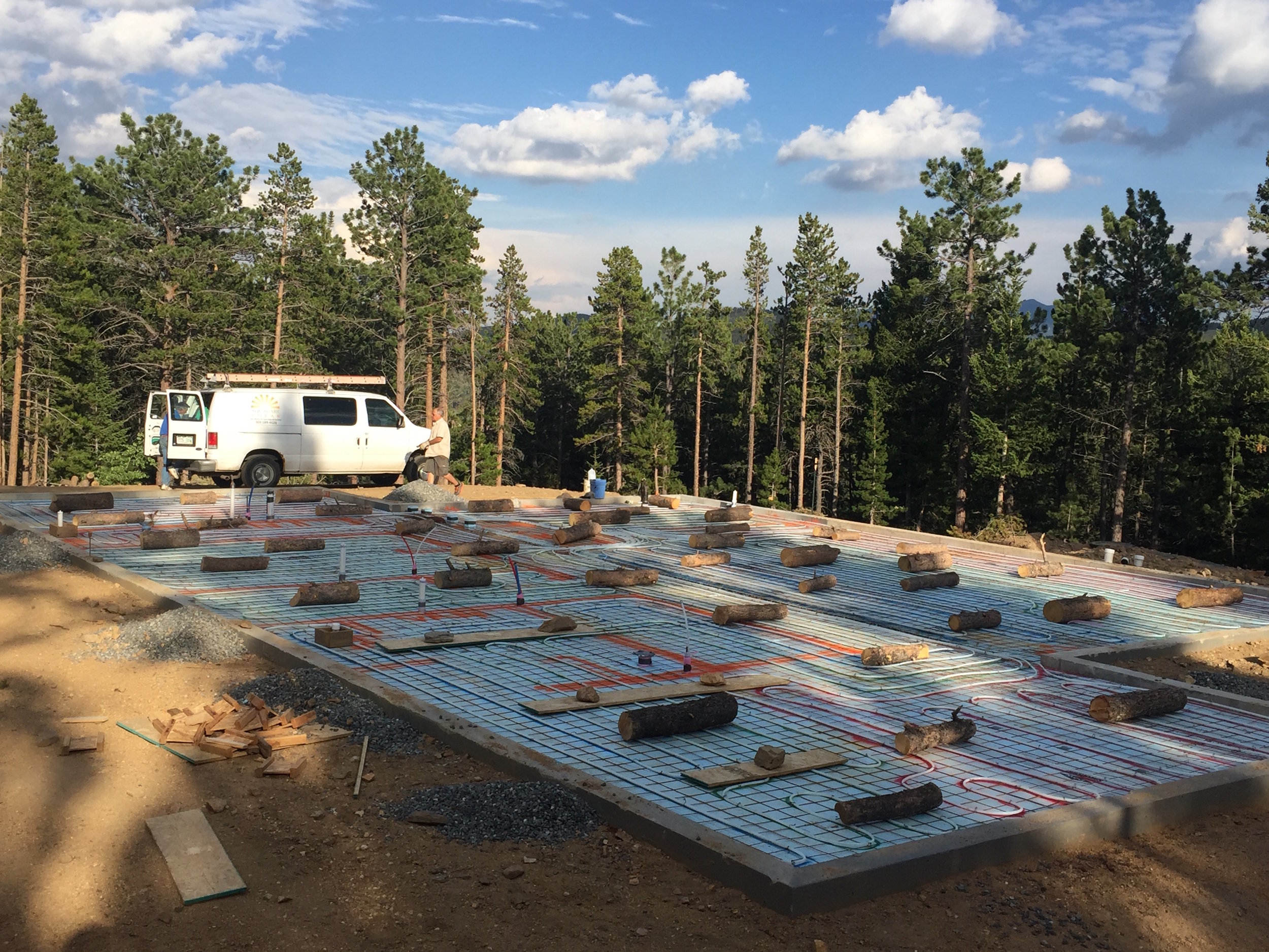 Layout of Radiant Floor Tubing