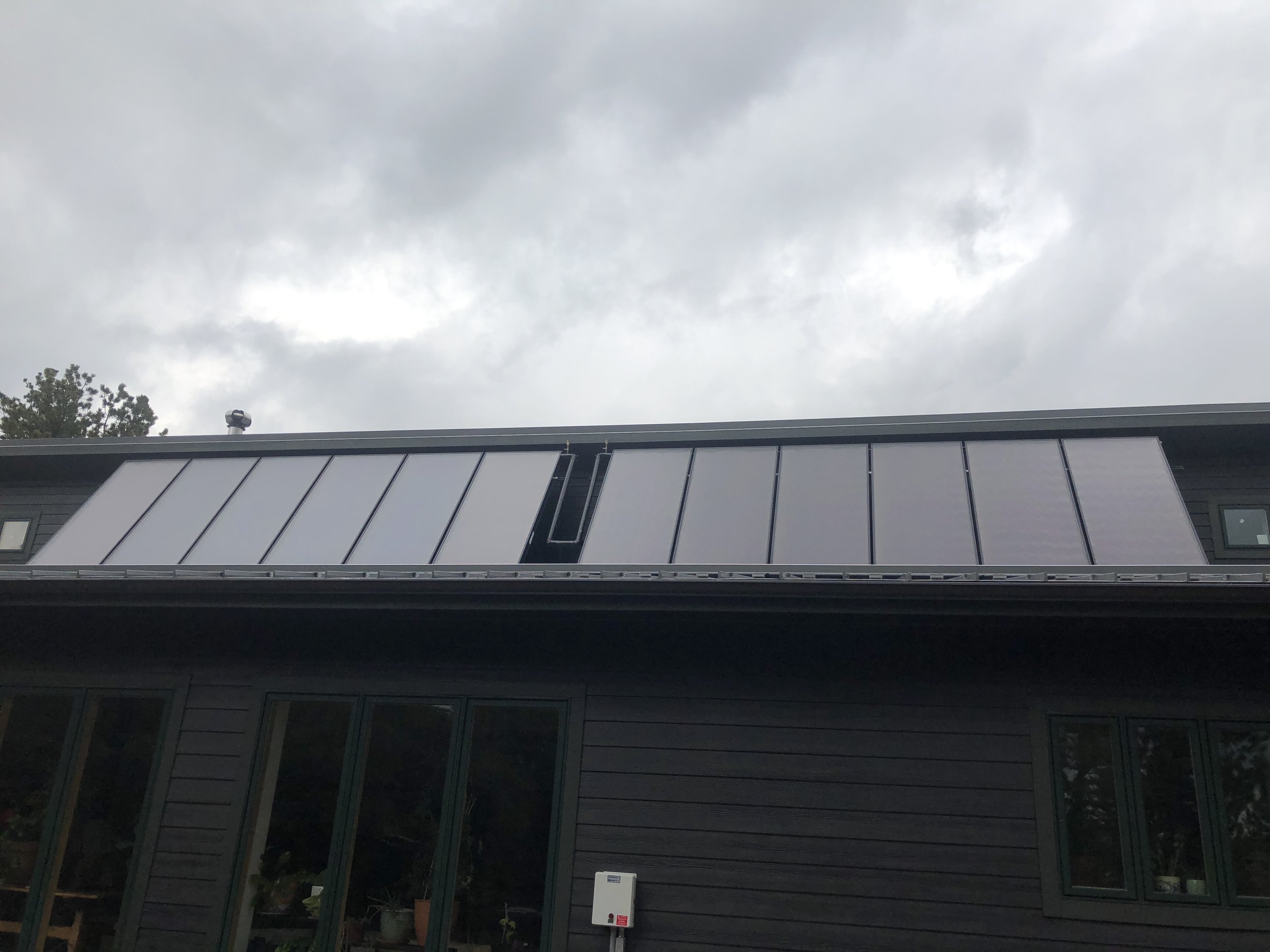 Completed Solar Thermal System