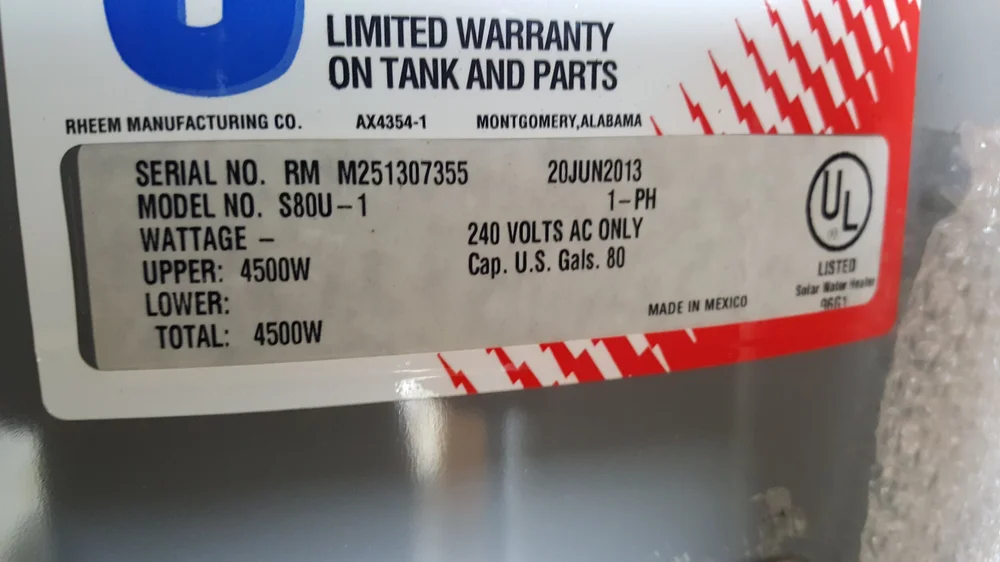 Electric Solar Water Heater (New) — Aqua Care Solar
