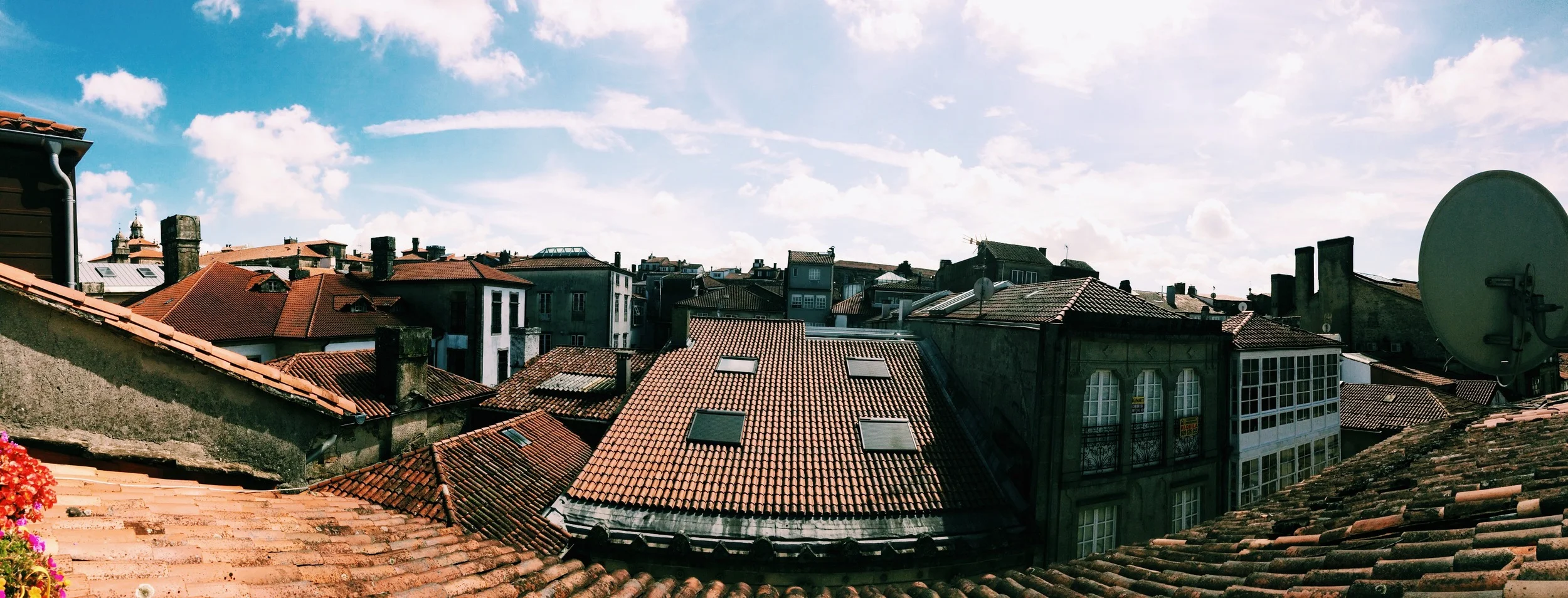 Rooftops - Santiago de Compostela, Spain
