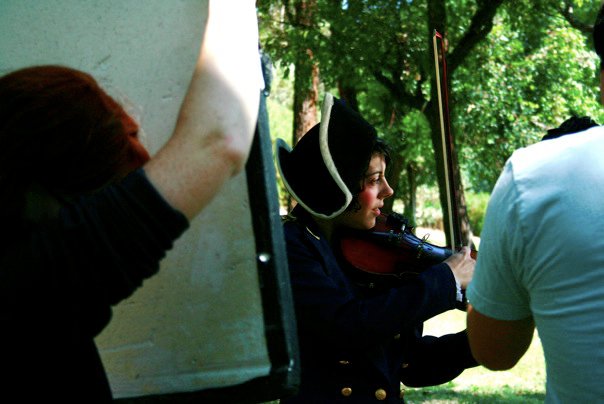 Still from Big Whup music video shoot by Julie Sujin Oh.