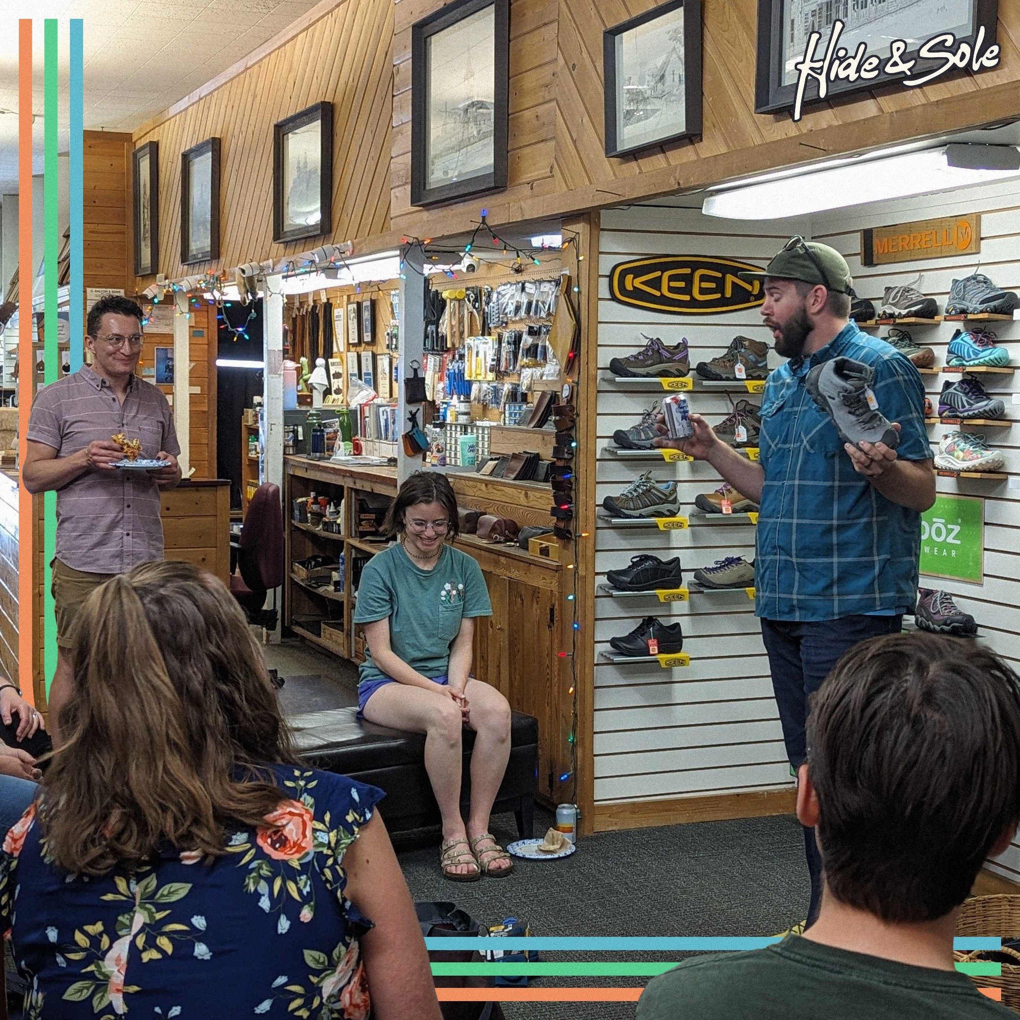 Thank you so much to our @obozfootwear rep for the fantastic visit we had earlier this week.

We were very grateful to get the chance to sit down and chat about new and returning styles, exciting new product lines, and how Oboz designs their footwear