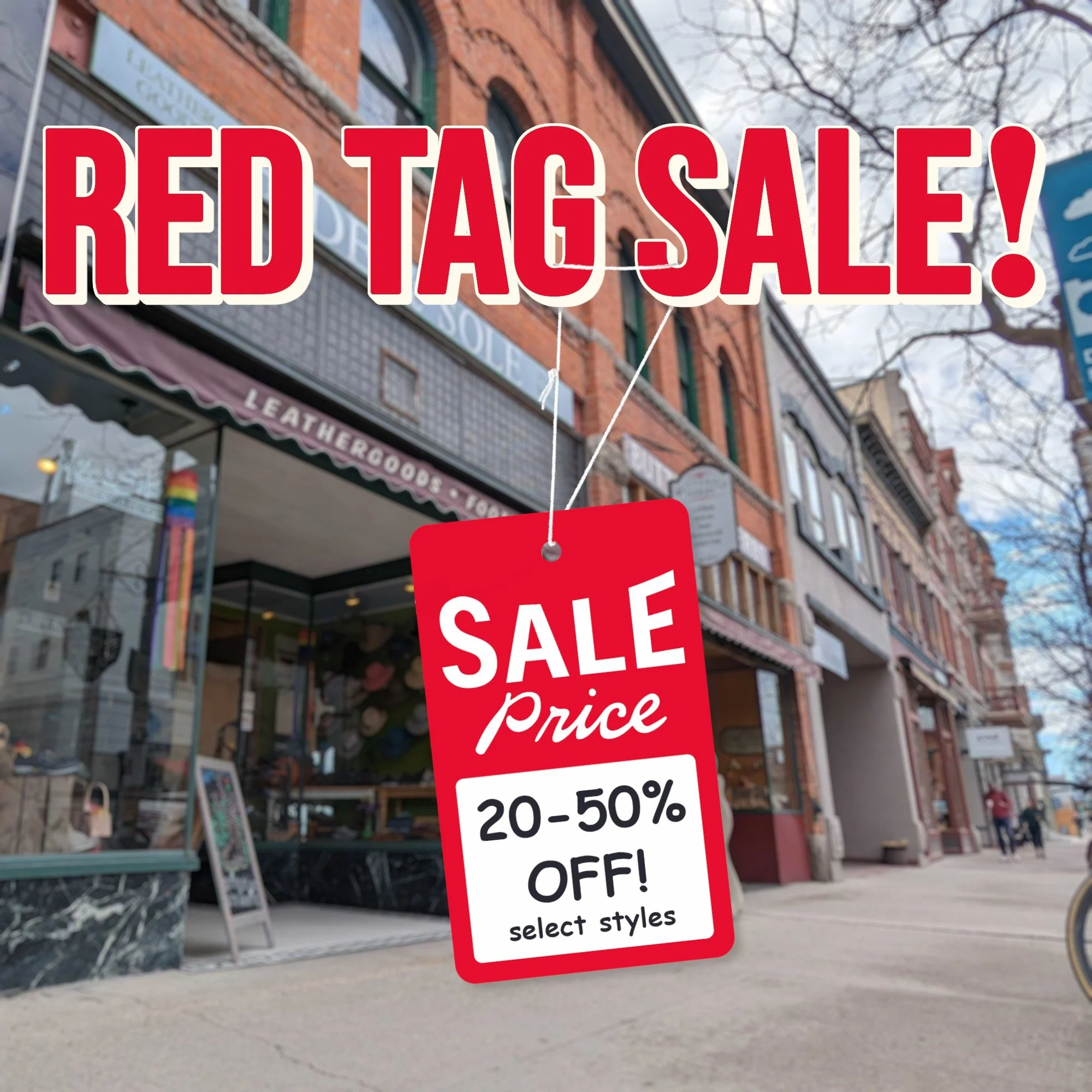 Hey Missoula! We're running our annual January red tag sale! Is there an older style of shoes you've had an eye on?? 👀 Now might be the best time to grab them! We still have our storewide sale coming up in November, but for certain retiring styles, 