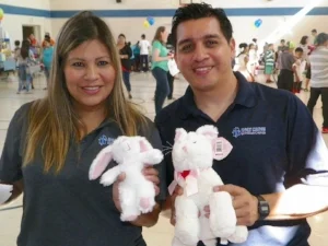 at Holy Cross Neighborhood Egg Hunt