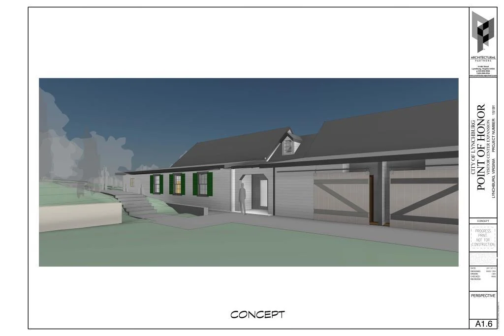 Concept drawing for the proposed additon