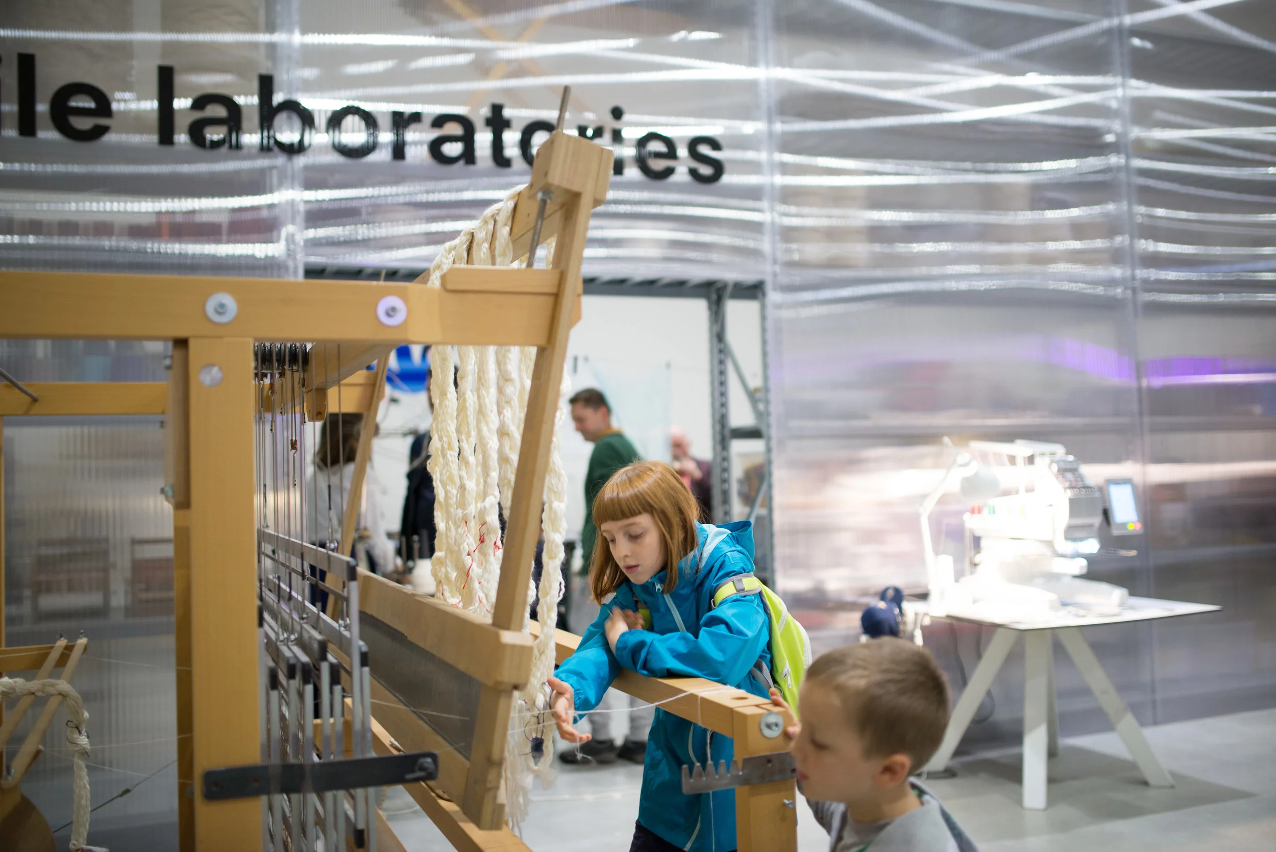 Make Lottozero, the two day open-house inaugural event for the textile laboratories. Photo: Rachele Salvioli