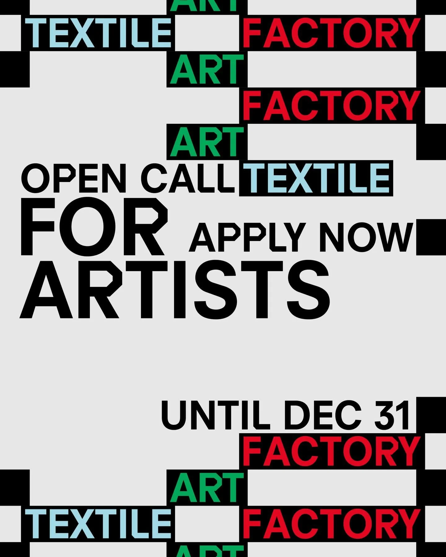 As we promised last week, our TEXTILE ART FACTORY OPEN CALL for ARTISTS is now online!
If you are an Italian-speaking contemporary artist under the age of 36, if you want to take part in a 6-month training residency in the heart of the textile distri