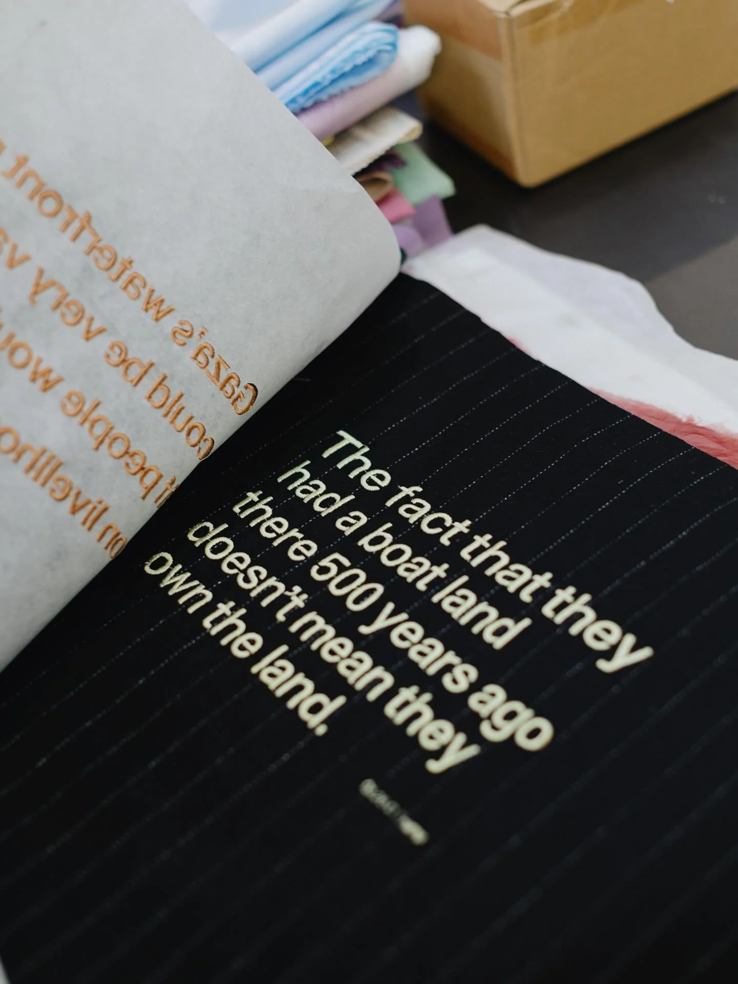 Over the past two weeks, we had the pleasure of welcoming artist Cristina Picco @stina_picco as a resident at Lottozero. During her time with us, Cristina explored a wide range of textile techniques &mdash; from sewing, embroidery, felting, dyeing, t