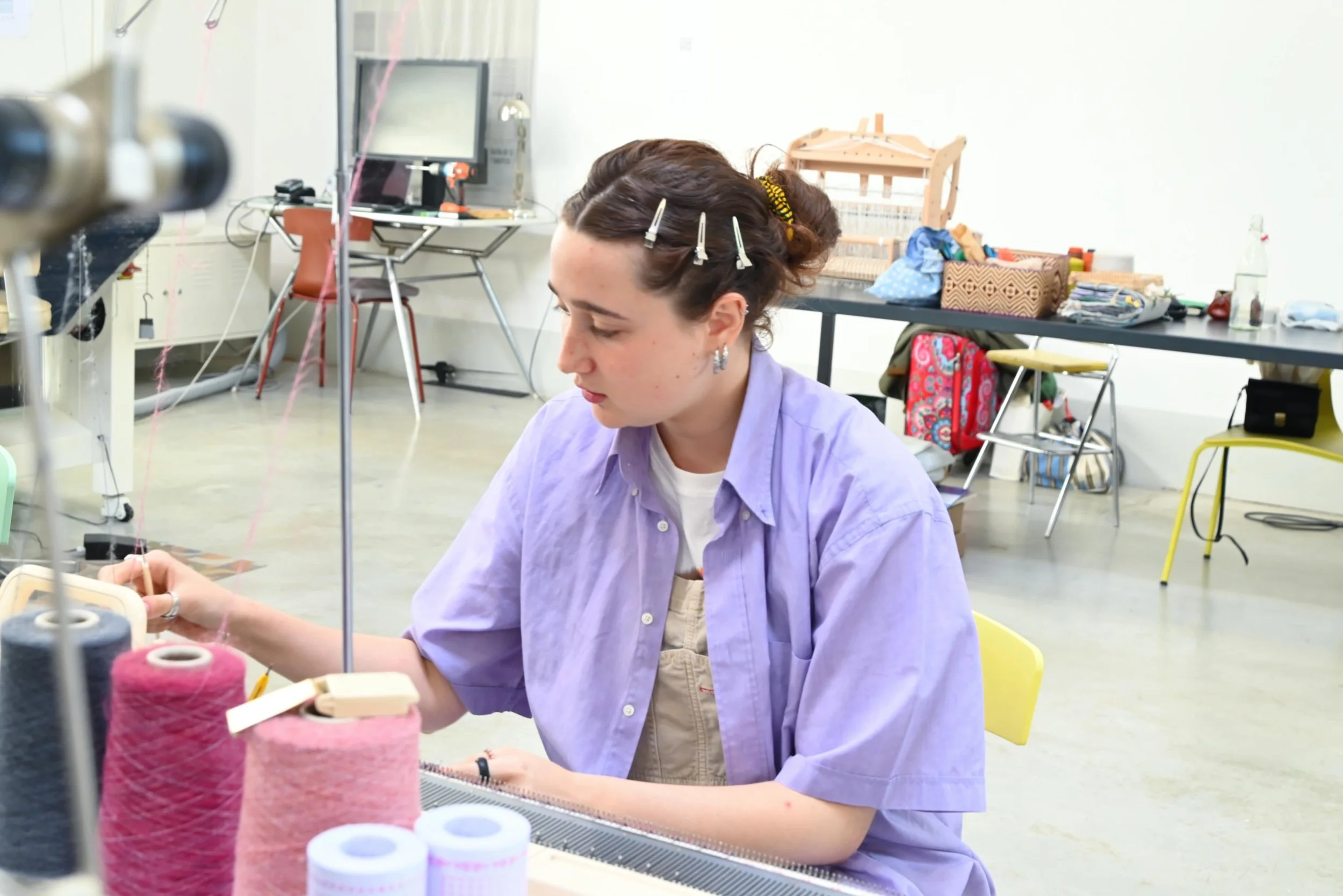 ✨ Meet Juliette, one of our textile lab interns at Lottozero ✨

Originally from Paris, Juliette is currently pursuing a double Master&rsquo;s degree in Research in Design at ENS Paris-Saclay @ensparissaclay and Textile Design at La HEAR @hear.fr 

He