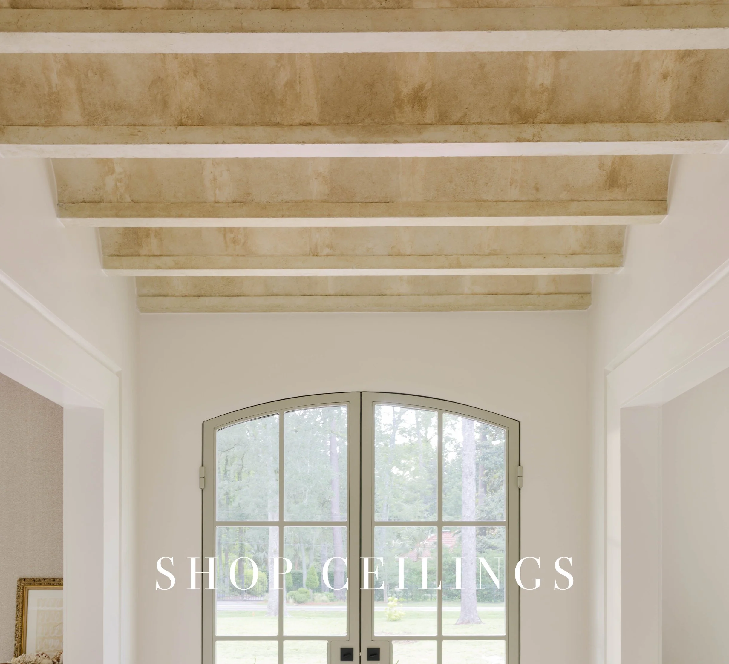 Handcrafted concrete barrel ceilings and architectural ceiling panels for luxury interiors