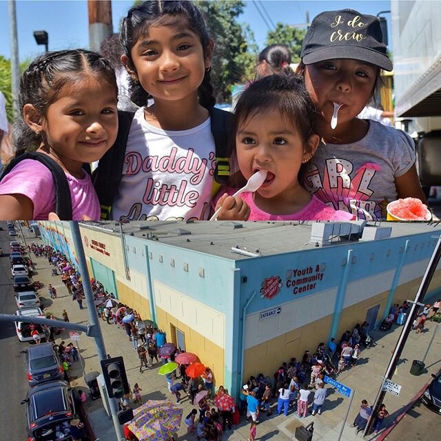 Twice each year NC4GK goes to the Siemon Center in south central LA to distribute new clothing to hard working people in need #homeless #givingback #siemoncenter #salvationarmyoc #volunteernetworkoc #occommunityfdn